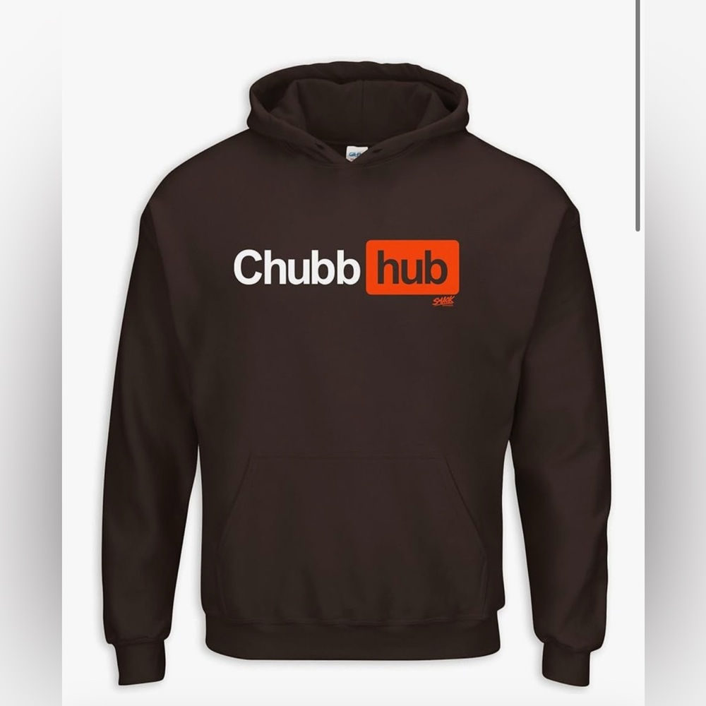 NEW Smack Apparel Chubb-Hub T-Shirt Cleveland Football Fans L